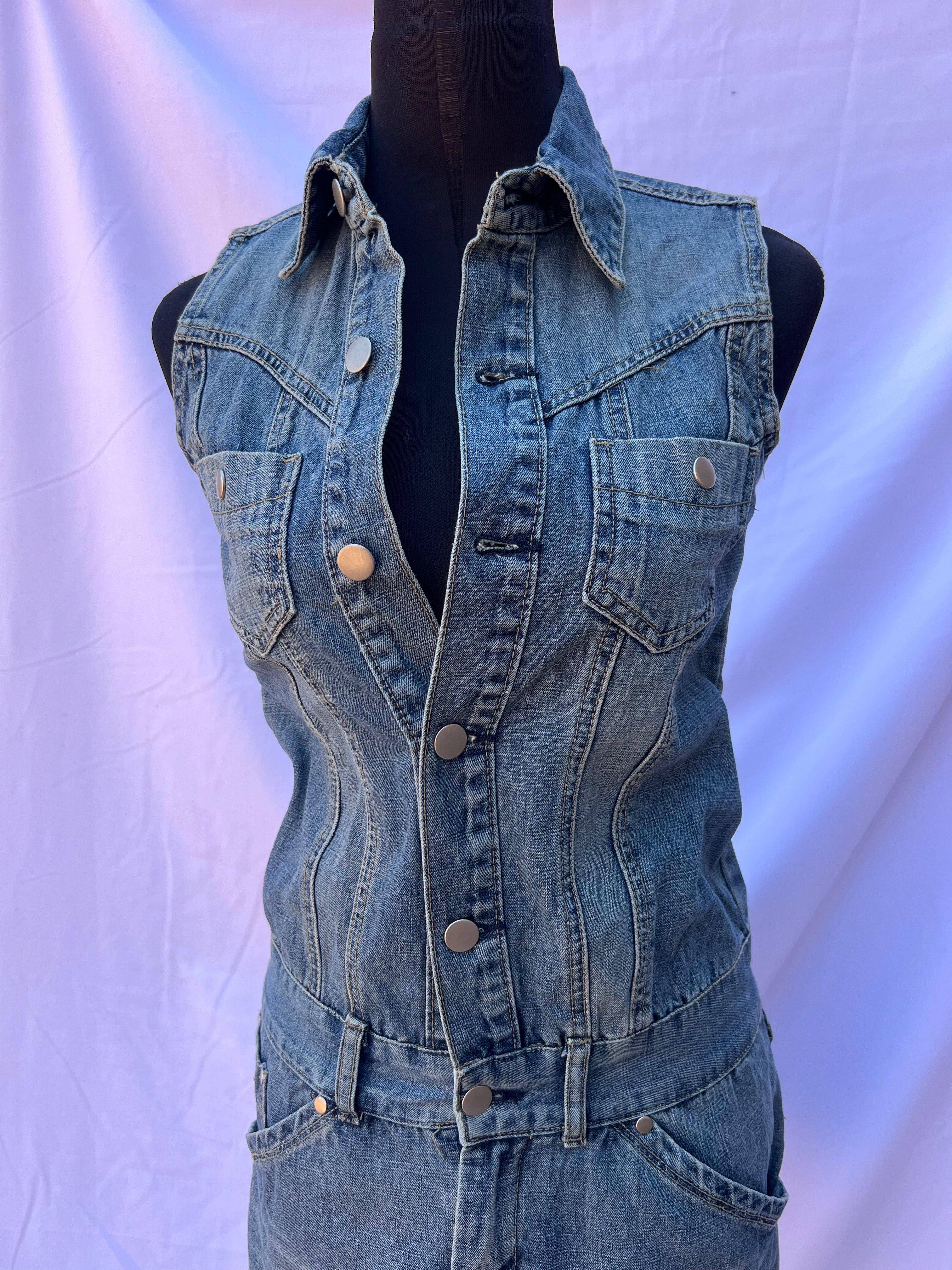 Preloved Vintage Denim Dress (30-32)