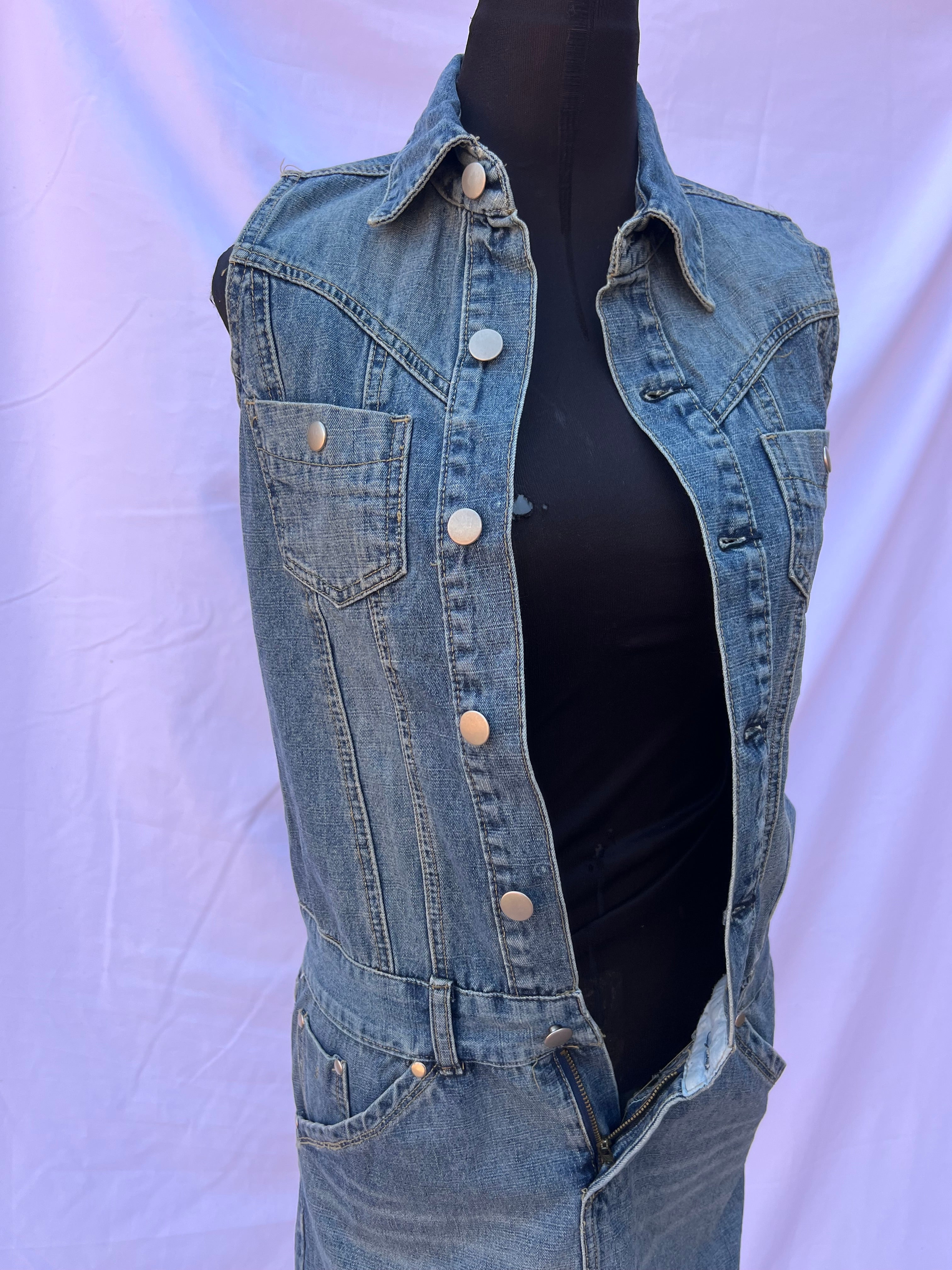 Preloved Vintage Denim Dress (30-32)