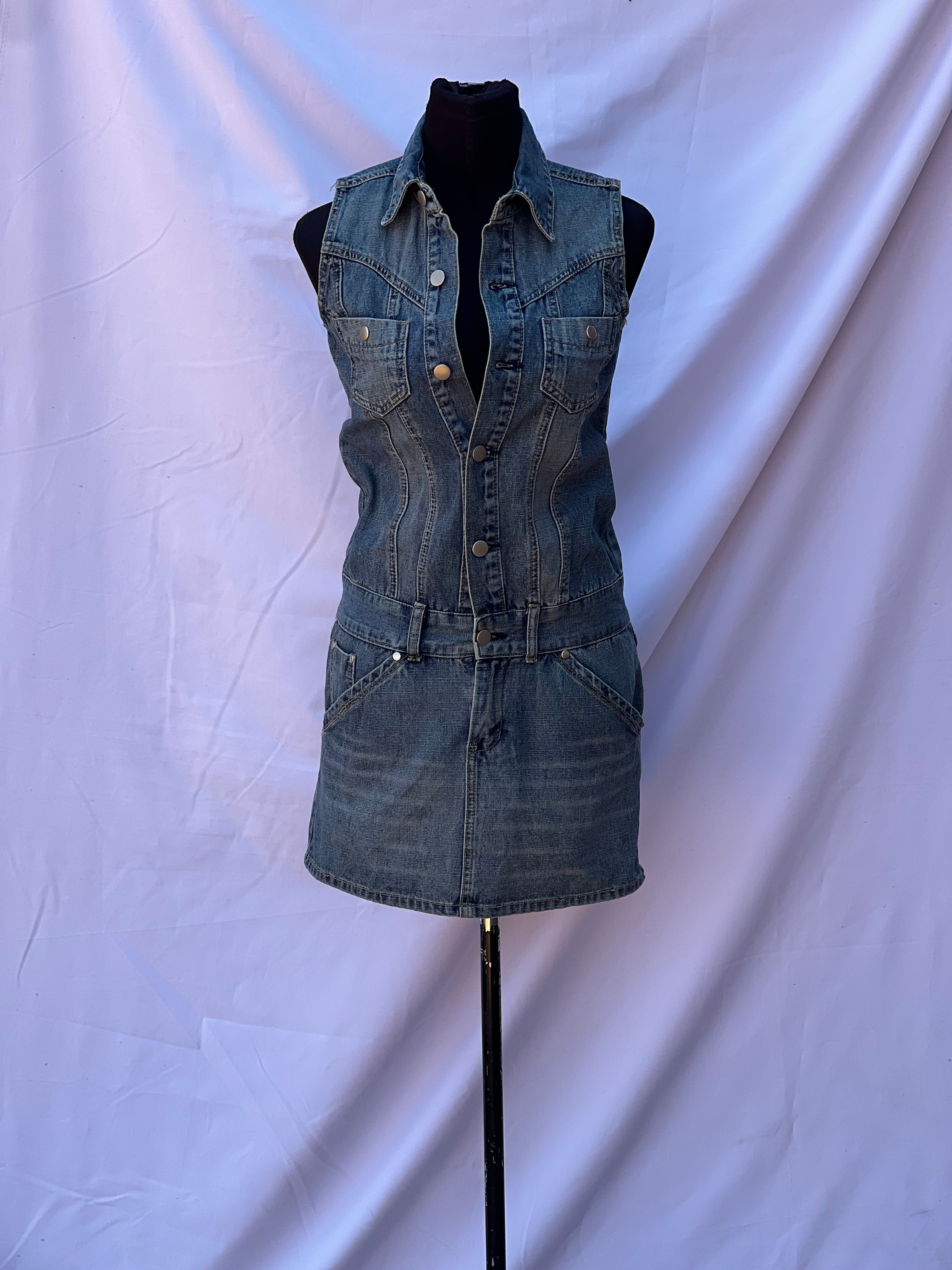 Preloved Vintage Denim Dress (30-32)