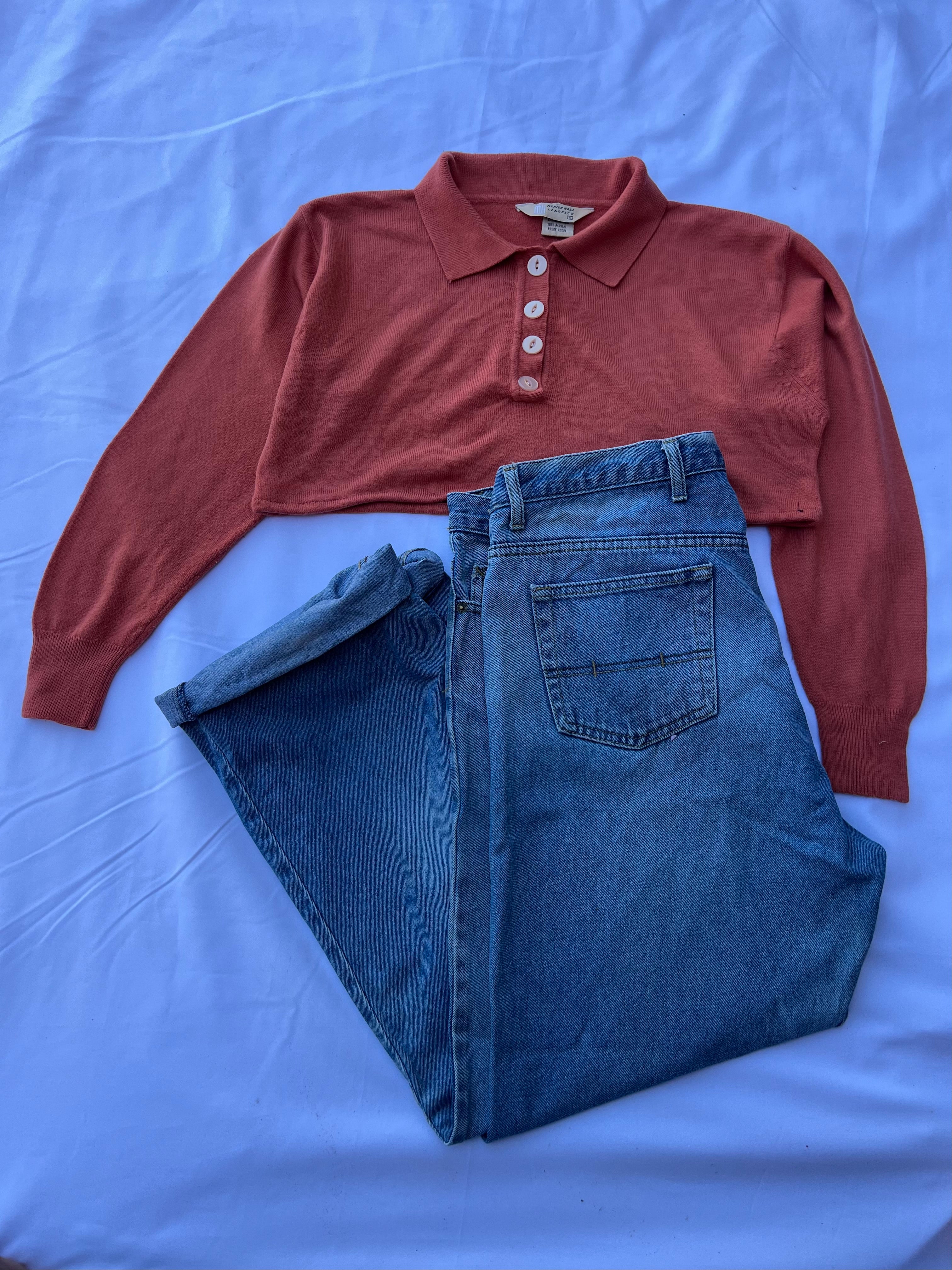 Preloved Cropped Knit Top (32)
