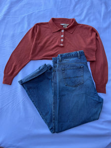 Preloved Cropped Knit Top (32)