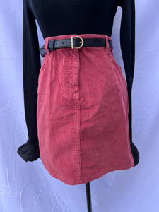 Preloved Mini Corduroy Skirt (32)