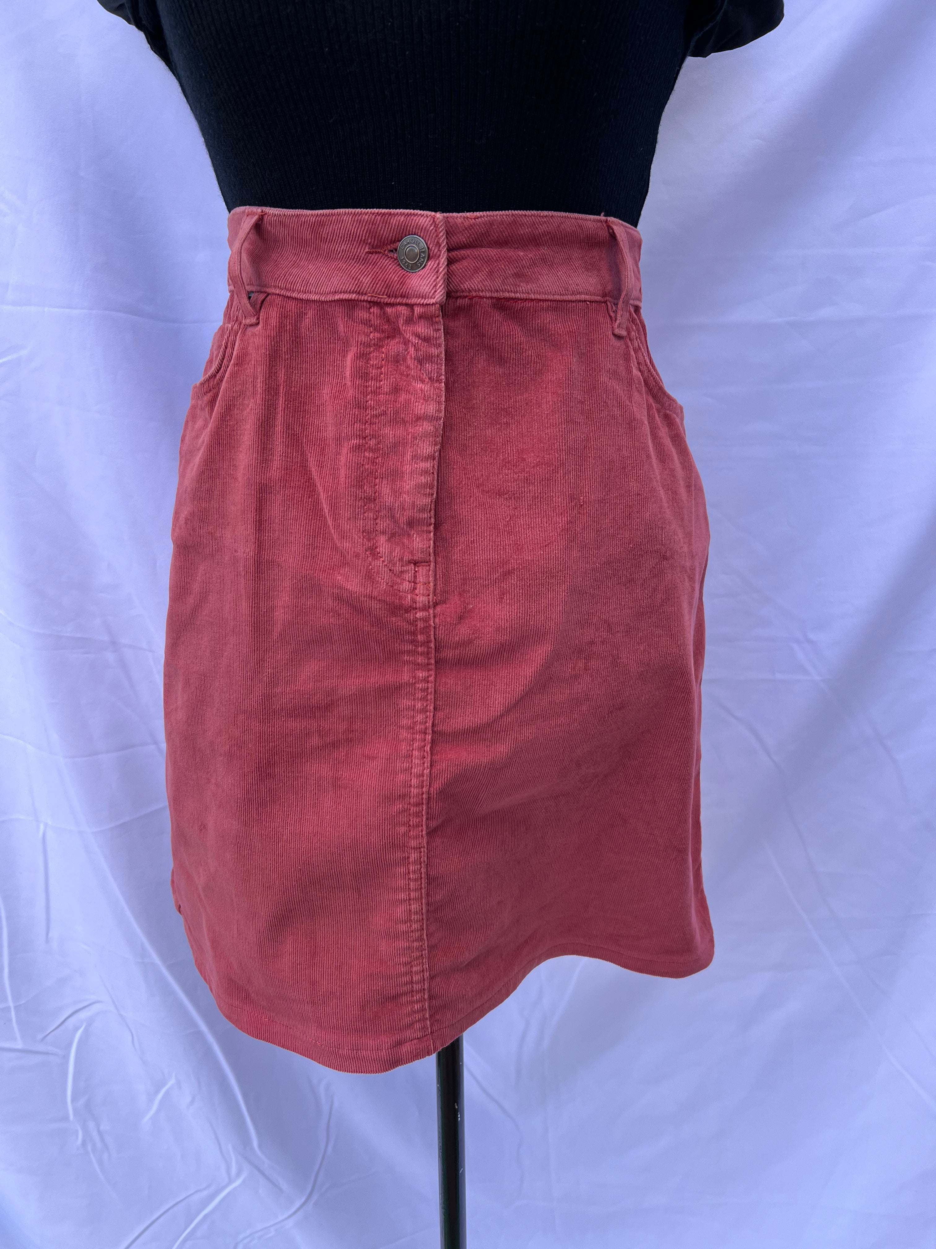 Preloved Mini Corduroy Skirt (32)