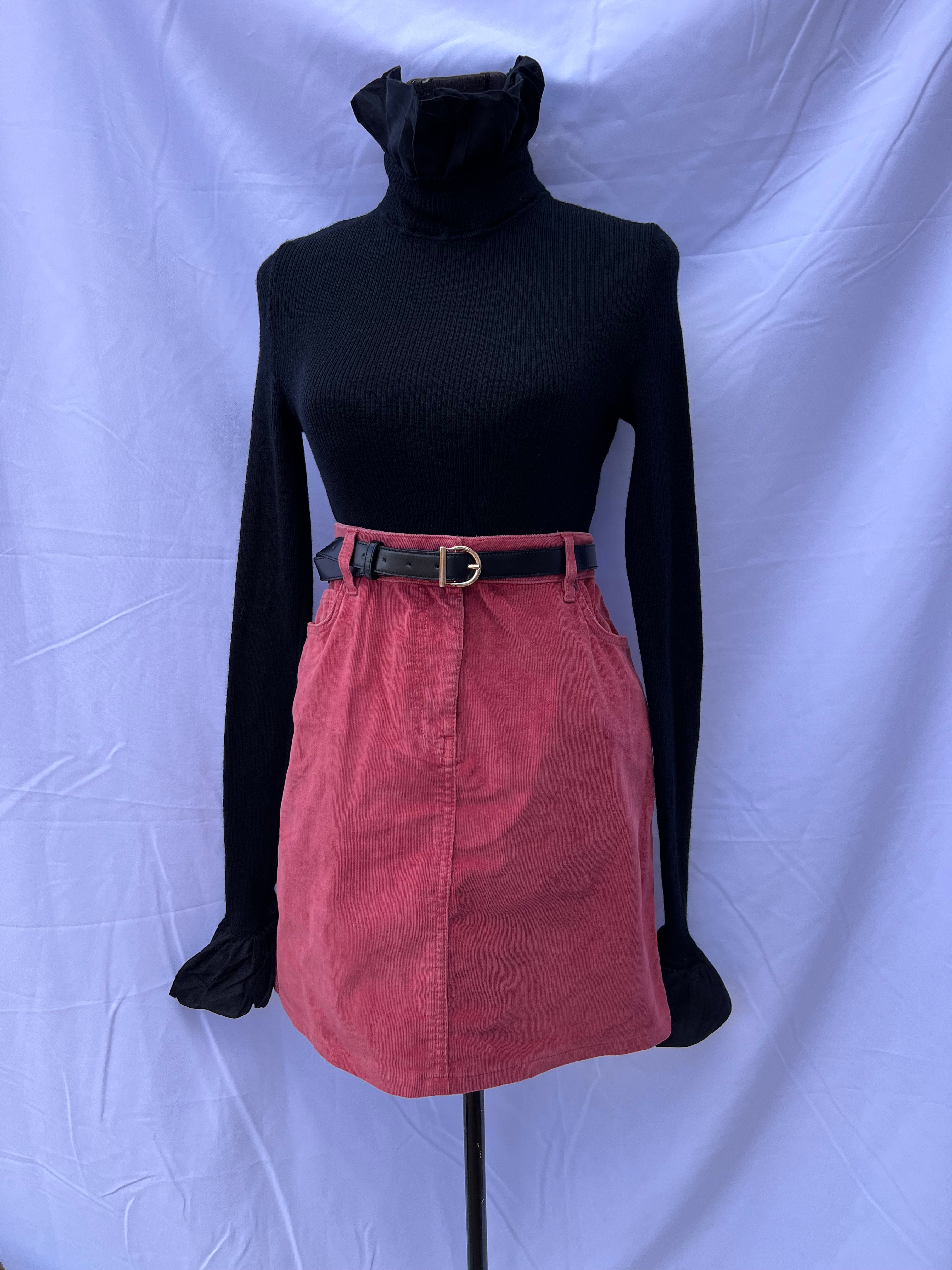 Preloved Mini Corduroy Skirt (32)